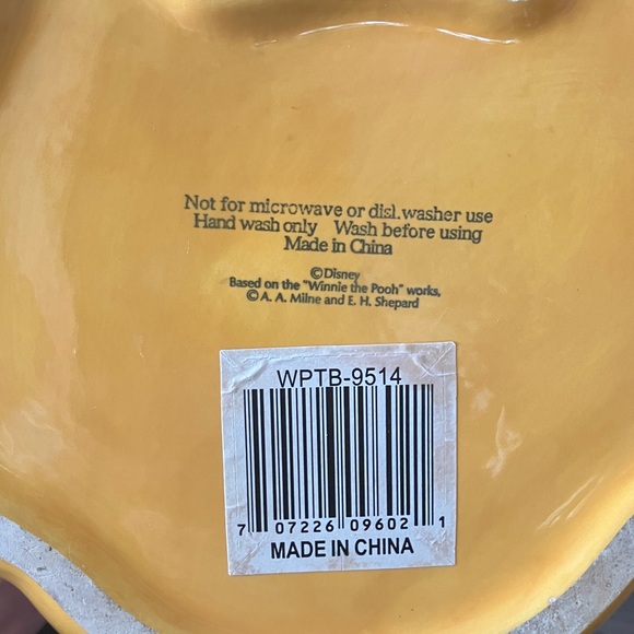 Yellow and Red Winnie the Pooh Cookie Jar - Picture 5 of 7